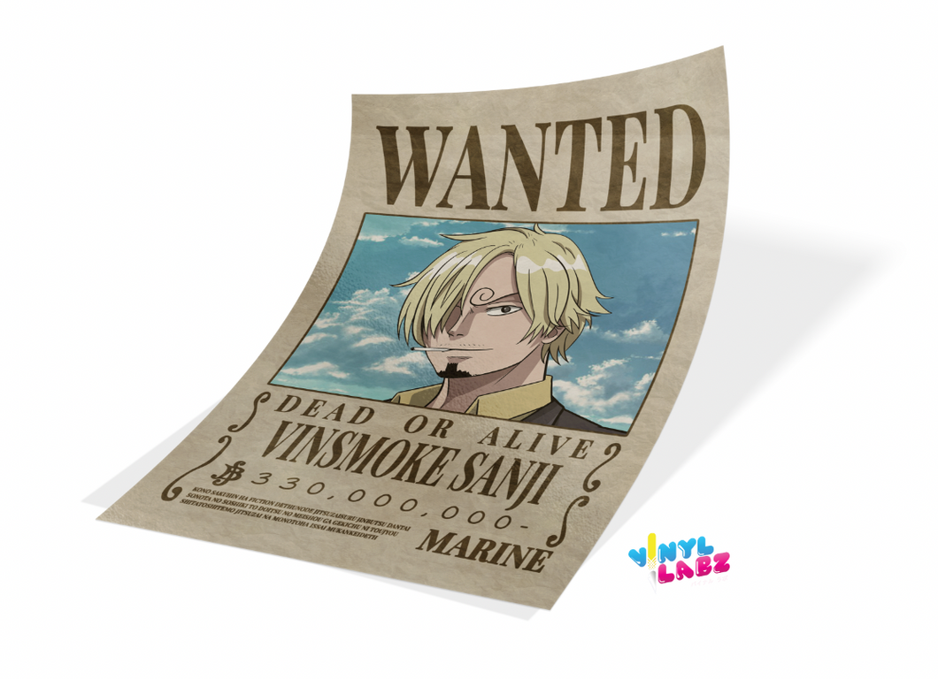 Sanji - Wanted Poster
