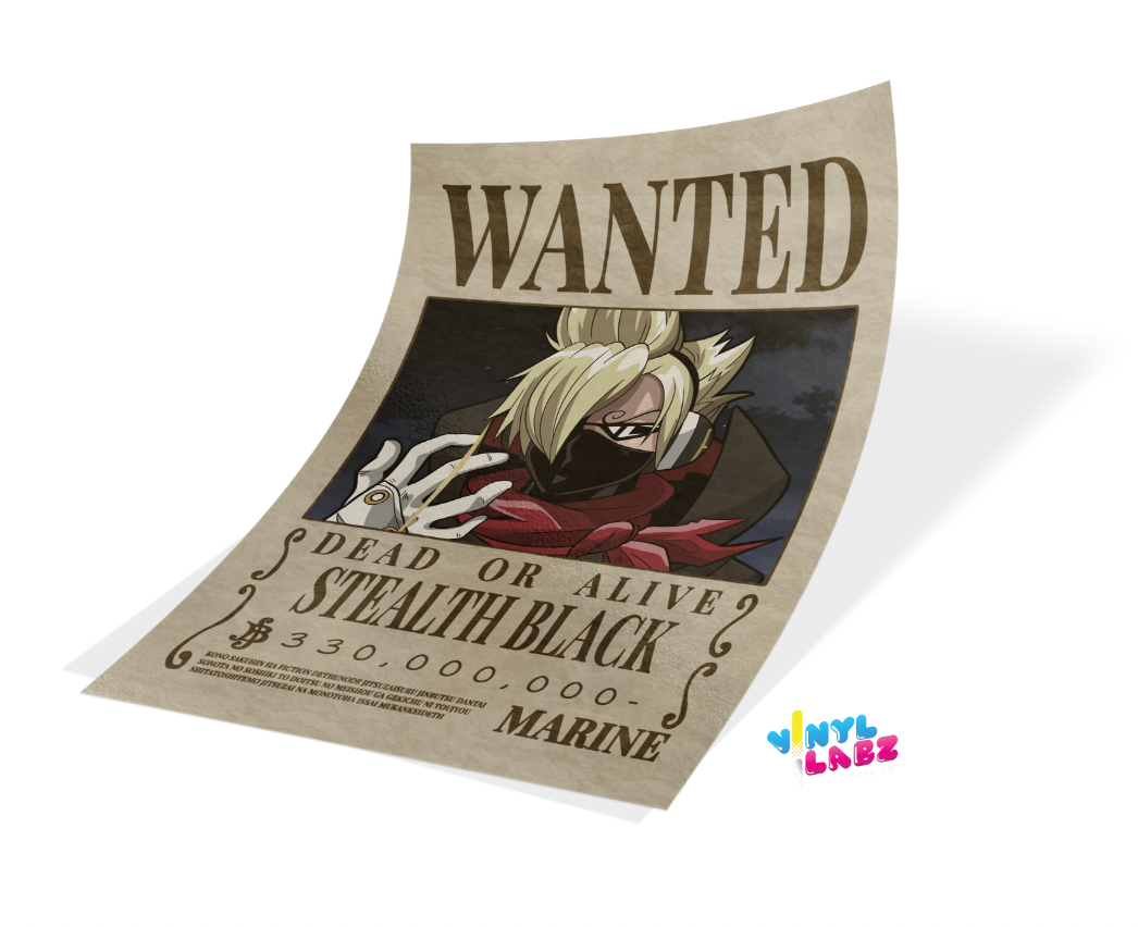 Stealth Black - Wanted Poster