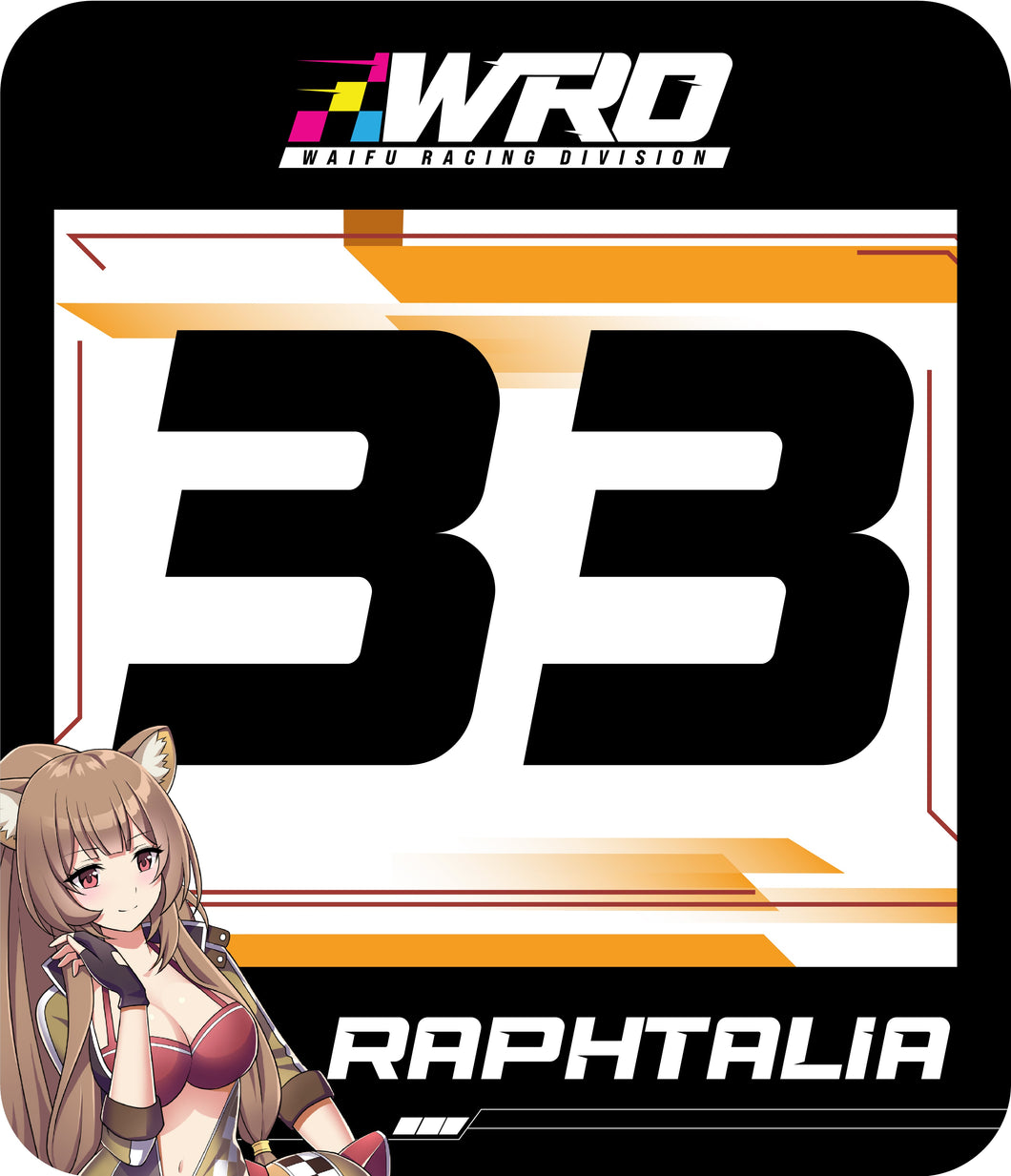 Raphtalia Track Number (Set)