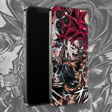 Load image into Gallery viewer, Red God Goku Warm Phone Skin
